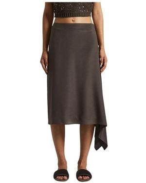 Peserico Midi Skirts - Marrone