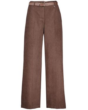 Amélie & Amélie Wide Trousers - Marrone