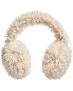 Moncler Teddy Fleece Gewatteerde Hoed - Naturel