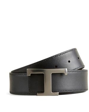 Tod's T Timeless Reversible Belt - Schwarz