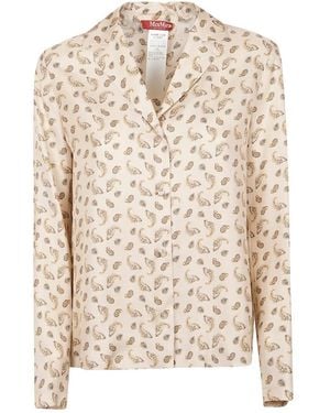 Max Mara Mstudente Boxy Hemd - Natur