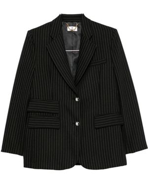 Elisabetta Franchi Gi24766E2 Jas - Zwart
