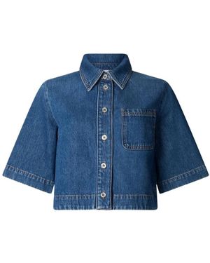 Liu Jo Denim Shirts - Blue