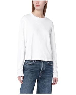 Agolde Tops ,Wit ,Katoen Sydney Tee