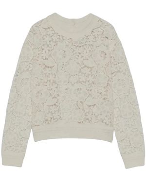 Ermanno Scervino Round-Neck Knitwear - Gris