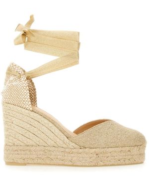 Castañer Chiara Wedge Espadrille - Mettallic