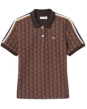 Lacoste Tops ,Bruin ,Slim Fit Polo