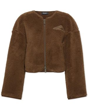 DSquared² Faux Fur & Shearling Jackets - Brown