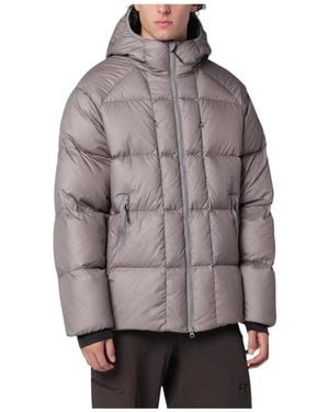 Hiking Patrol Jassen ,Bruin ,Polyester Horizon 800Fp Hooded Down Jacket - Grijs