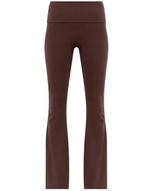 Rethinkit Studios Broeken ,Bruin ,Tweed Butter Soft Flare Broeken