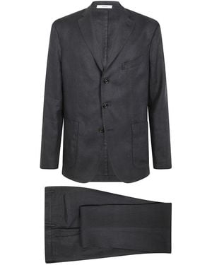 Boglioli Kostuums ,Blauw ,Kostuum Set - Zwart