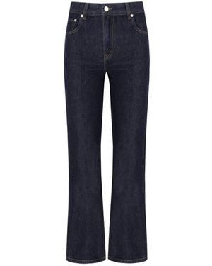 Ganni Cropped Jeans - Blue
