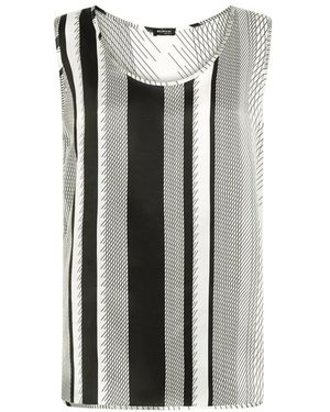 Kiton Seiden-Tanktop Mit Edlem Stichmuster - Schwarz