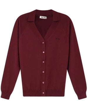 Miu Miu Cardigans - Purple