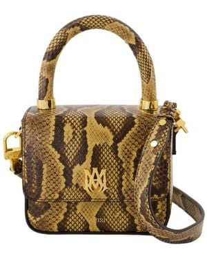 Amiri Python Micro Ma Bag - Mettallic