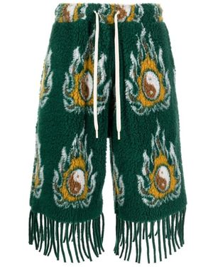 JORDANLUCA Casual Shorts - Green