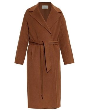 Zadig & Voltaire Jassen ,Bruin ,Wol Meli Coat