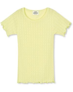 Mads Nørgaard Pointella Top & T-Shirt - Geel