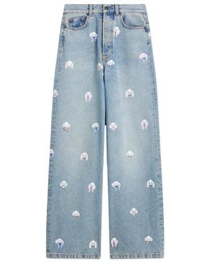 Fiorucci Wide Jeans - Azul