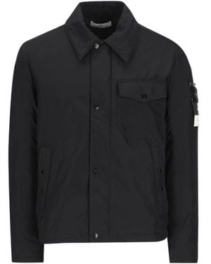 Stone Island Jassen ,Zwart ,4100022 Jas
