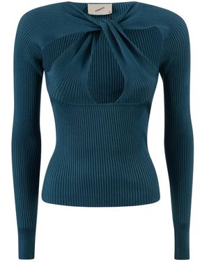 Coperni Round-Neck Knitwear - Azul