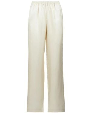 Loulou de Saison Alera Wijde Broek - Naturel
