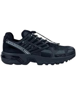Salomon Fitness ,Zwart ,Acs Pro Shell - Blauw