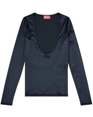 DIESEL Long Sleeve Tops - Azul