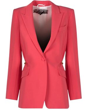 Patrizia Pepe Maßgeschneiderter Blazer Mit Einem Knopf - Pink