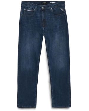 Replay Straight Jeans - Azul