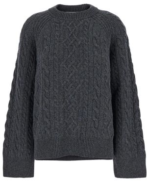 IVY & OAK Round-Neck Knitwear - Nero