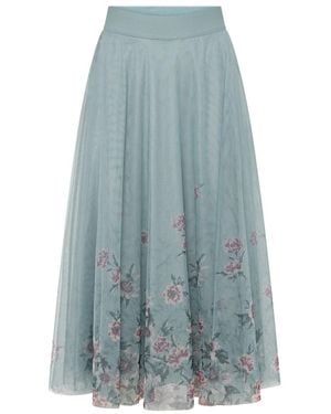 Zero Rokken ,Blauw ,Midi Rok