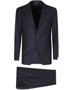 Tagliatore Single Breasted Suits - Blu