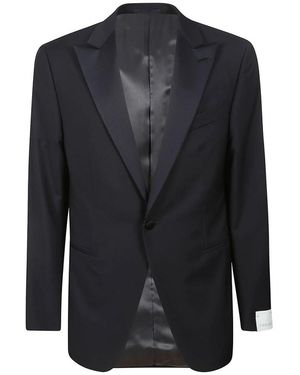 Caruso Single Breasted Suits - Blue