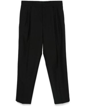 Dries Van Noten Straight Trousers - Black