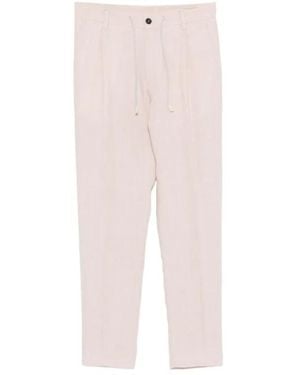 Eleventy Straight Trousers - Pink