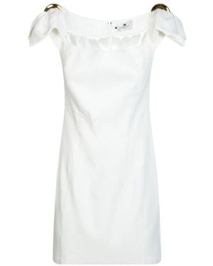 Elisabetta Franchi Short Dresses - White