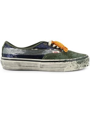 Vans Schoenen ,Veelkleurig ,Suède Premium Authentic - Blauw