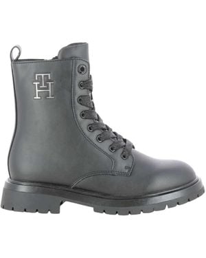 Tommy Hilfiger Lace-Up Boots - Gris
