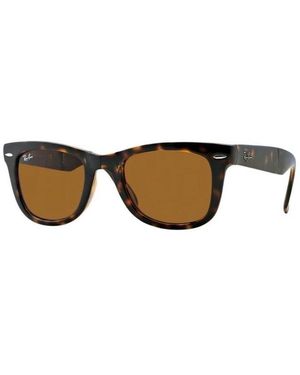 Ray-Ban Klassieke Opvouwbare Wayfarer Zonnebril - Bruin