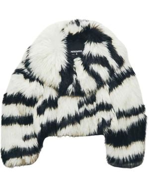 Patrizia Pepe Jassen ,Veelkleurig ,Nepbont Nepbont & Shearling Jassen - Groen