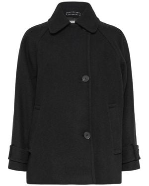 Inwear Single-Breasted Coats - Black