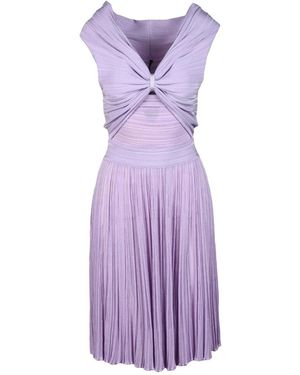 Antonino Valenti Elegantes Strickkleid - Lila
