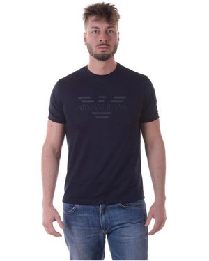 Armani Jeans T-Shirts - Blue