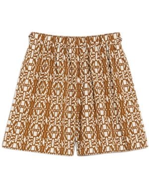 Max Mara Short Shorts - Natural