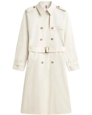 Tommy Hilfiger Trench Coats - Natural
