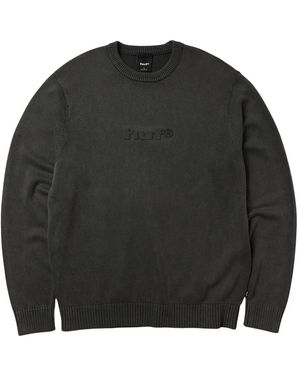 Huf Round-Neck Knitwear - Nero