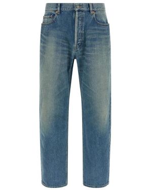 Saint Laurent Straight Fit Jeans - Blue