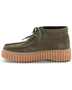 Clarks Schoenen ,Groen ,Lace-Up Boots