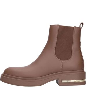 Liu Jo Schoenen ,Bruin ,Leer Chelsea Boots